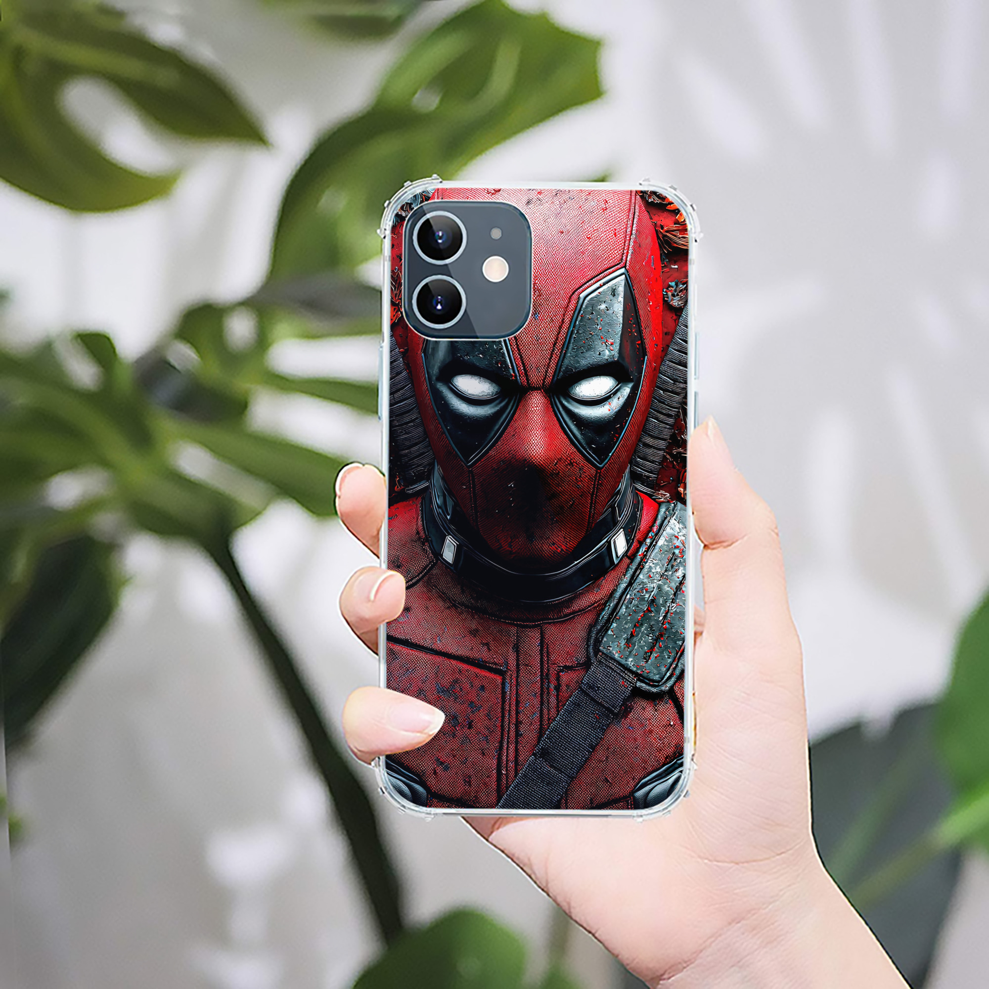 （画像用） Deadpool デッドプール 【iPhone 12シリーズ対応】透明スマホケース（クリアソフトケース）